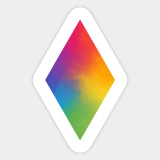 Minimalistic - Rainbow Sticker